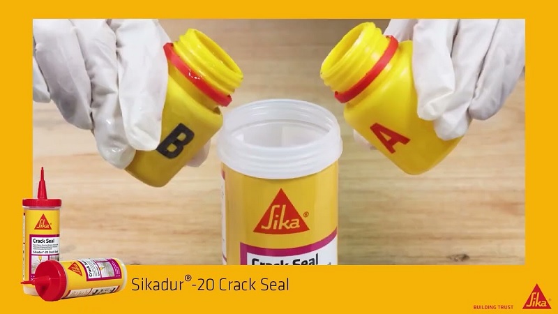 Hướng dẫn sử dụng Sikadur 20 crack seal hiệu quả